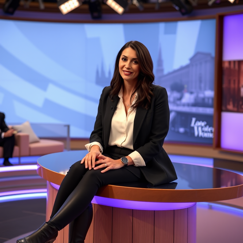 Christine Lampard pays tribute to husband on Loose Women return